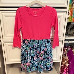 Lilly Pulitzer Girls Dress with 3/4 Sleeves